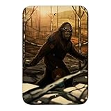 ビッグフットSasquatch Walking in the WoodsホームビジネスオフィスSign 6" x 9" SIGN.WOOD.9X6.Z000402_8