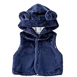 赤ちゃんの城 フード付きベスト リトルスター ネイビー