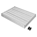 ルミナス ポール径25mm用パーツ 棚板 スチールシェルフ (幅121.5×奥91.5cm) [スリーブ付] 3枚 SHL1290SL2-3