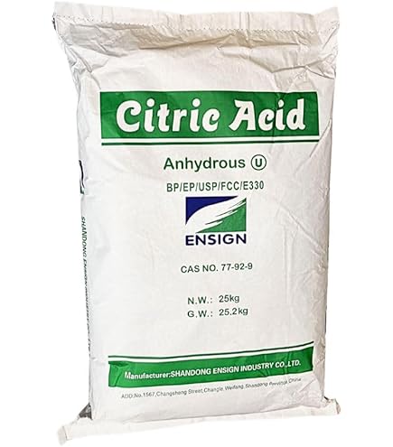 Amazon.co.jp: 食品添加物 RZBC クエン酸 25kg 無水 : ドラッグストア