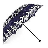 Ho-mart 折りたたみ傘 雨傘 晴雨兼用 遮光　遮熱　UVカット　テフロン加工骨傘 レディース傘 丈夫 風に強い傘 おしゃれ (4)