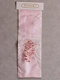 七五三用小物　正絹刺繍柄の半衿　ピンク色の子供用半衿　A5192-09