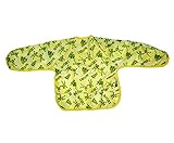 Tidy Turtle Easy Wipe Waterproof Bib with Food Catcher and Sleeves, Romantic Frog by Tidy Turtle