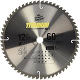 Vermont American 27838 1-Inch Arbor 12-Inch 60 Tooth TRI Titanium Series Circular Saw Blade [並行輸入品]