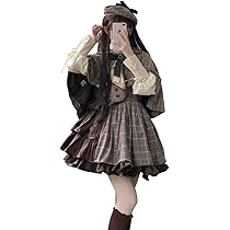 アルゴンキン　GOSICK サスペンダー　コスプレ　スカート　チェック　かわいい アルゴンキン GOSICK サスペンダー コスプレ スカート チェック