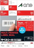 エーワン ラベルシール 強粘着タイプ 30面 18 シート 78230