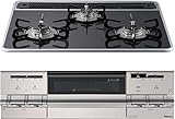 PD-AF61WV-60CK-LP パロマ ビルトインコンロ Brillio LPガス用 クリアパールブラック 幅60cm