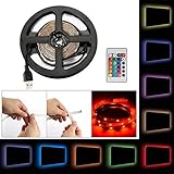 XCSOURCE 3 M LEDストリップライト柔軟な5050 RGB USB LEDテレビ背景ストリップライトRGB IRリモートコントロールld1012