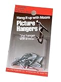Moore Picture Hangers up to 50 lbs. pack of 3 by Moore Push-Pin