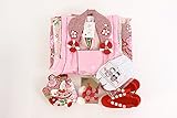 【呉服屋】【被布セット/子供きもの 足袋付き】「花ひめ」3才用 女の子 七五三着物セット フルセット 正月 晴れ着 お祝い かわいい 三歳 祝着 女児 お雛様 ひな祭り ブランド メール便不可 化粧箱