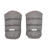 7A.M.ENFANT(セブンエイエムアンファン)WarmMuffs HM212 Heather Grey/Red