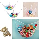 Garainジャンボ玩具ハンモック – 整理Stuffed Animalsまたは子供のおもちゃwithこのメッシュハンモック、ストックはどんな装飾（US）