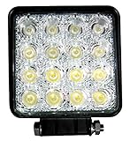 防水機能付き高輝度ワークライト　48W 16LED 広角