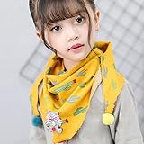 Betterbaby 子供　お姫様　マフラー　可愛い　純色　くま　刺繍　柄2