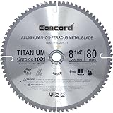 Concord Blades ACB0825T080HP 8-1/4-Inch 80 Teeth TCT Non-Ferrous Metal Saw Blade [並行輸入品]