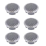 P Prettyia 6本　ステンレス鋼　丸型　エアフローベント　換気口　通気口　耐久性