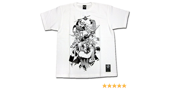 Amazon キン肉マン マッスルアパレル Tシャツ 完璧無量大数軍17 ホワイト Kinnikuman Muscle Apparel L Tシャツ カットソー 通販