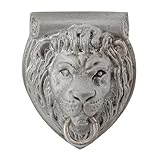 Vicenza Designs K1069 Sforza Lion Knob, Large, Satin Nickel by Vicenza Designs