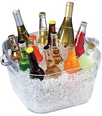 Amazon | アクリルアイスペール シャンパンクーラー 特大 ワイン