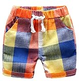 (チェリーレッド) CherryRed 子供 女の子 男の子 子供 ショートパンツ ハーフパンツ 夏物 チェック 110 レッド