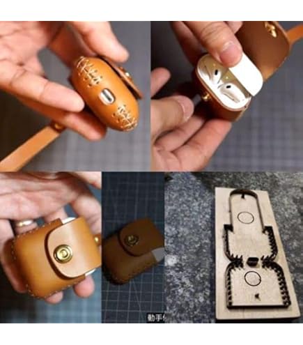 Amazon.co.jp: シンプルなバッグの抜き型 パンチ 型紙 レザークラフト