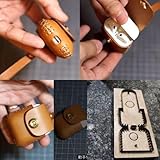 ハンドメイド 抜き型 打ち抜き 型 型紙 パンチ レザークラフト (ブレスレット三つ編みベルト)
