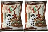 無添加　ソース焼きそば111.3g×２個 ★コンパクト★麺・ソース共に動物性原料を一切使用せず、植物素材のみで仕上げたソース焼そばです。麺は国産小麦の小麦粉使用、かん水を使用せずコシとツルツルの食感を出しました。揚げ油は１００％植物油使用。