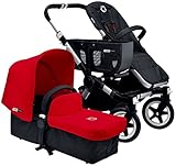 Bugaboo Donkey Complete Mono Stroller - Red - Aluminum by Bugaboo