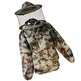 F Fityle 養蜂用　蜂防護服　プロ防護服　養蜂ジャケットベール　防護服　帽子　保護ツール　　　