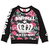 ベビードール 総柄切替トレーナー 子供服 120cm ピンク