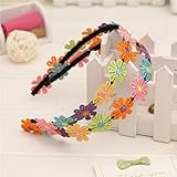 LexBlue（TM）夏のスタイルの刺繍の花髪のフープベビーヘアアクセサリー子供のヘアバンド幼児カチューシャ