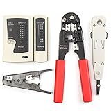Rj45 rj11 cable hand tool crimper network tool kit cable tester