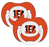 Baby Fanatic Pacifiers, Cincinnati Bengals, 2 Count by Baby Fanatic [並行輸入品]