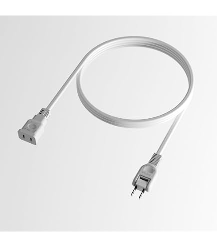 Amazon.co.jp: 驚くほど薄い延長コード フラットコード 白 3m : DIY
