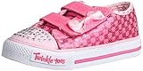 [スケッチャーズ] SKECHERS SHUFFLES-SWEET NOTHINGS 10284N PNK (PINK SEQUIN MESH/ HOT PINK TRIM/11.5)