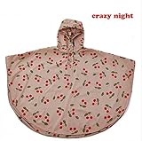 子供用 レインコート キッズ用レインコート キッズ カッパ ポンチョ タイプ 子供 雨具 携帯ポーチ付き　女の子対応 (S, イエロー)