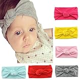 HBF キッズ ヘアアクセサリー ヘッドバンド 髪飾り 髪留め カチューシャ コットン かわいい キッズ 赤ちゃん ベビー 出産祝い 誕生日 プレゼント お宮参り 6点セット