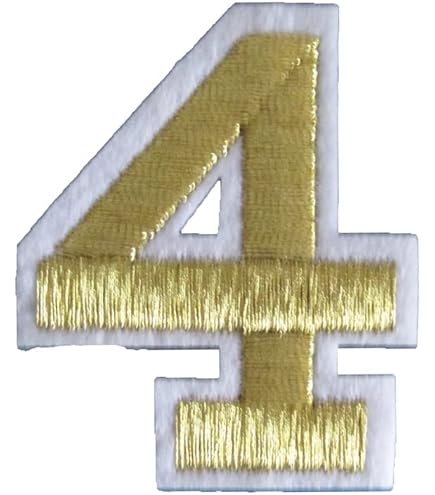 Amazon.co.jp: 刺繍アイロン ワッペン【13】パッチ 数字 ナンバー 文字