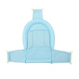 入浴ネット/ベビースリップバスネットバッグ/新生児バスラック/シャワーラック/座ることができる/青/粉 (色 : Blue)