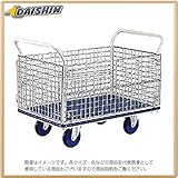 アサカコウギョウ 金象印 キャリーラックジャンボエース金網付 フットブレーキ付 車輪径200mm #709156 [A130528]