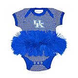 NCAAケンタッキーWildcats子供用ガールズピンドットチュチュクリーパー、12ヶ月、ロイヤル