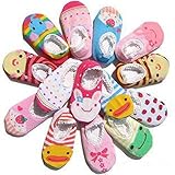 K+Mee 子供用品 ベビー 幼児用 男の子 女の子 靴下 ソックス 滑り止め付き 動物柄 綿 春夏秋冬 くつ下　超かわいい おしゃれ 人気 ランダム色 10足 セット