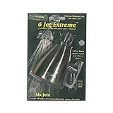 Whedon製品sh608 Cつや消しニッケル仕上げ、6ジェットExtreme電源Whedon製品によってシャワーヘッド