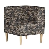 arne ダイニングチェア ソファー L字 カウチソファー コーナーソファー 日本製 完成品 LUNCH コーナー ナチュラル脚 迷彩 ベージュ