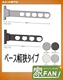 川口技研 腰壁用ホスクリーン ベース幅狭タイプ HDS-55-W(ホワイト) 1本(通常２本必要)