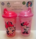 Disney Minnie Mouse Sipper Cups (10 oz.) BPA FREE by Disney