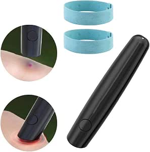 Amazon Luckty かゆみ止めペン電気鎮痒装置電気かゆみ止め器具 虫刺されかゆみ止め 蚊対策かゆみを解消 蚊に刺され救済咬傷かゆみ中和されかゆみ治療 虫よけガジェットか便利携帯 子供 妊婦 大人兼用ゆみを緩和する アウトドアやキャンプに最適