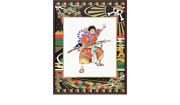 Amazon Co Jp 集英社 One Piece ワンピース 尾田栄一郎 高級複製原画 ス パー歌舞伎 隈取りルフィ セブン アイ限定ver 正規品 受注生産 ホビー 通販
