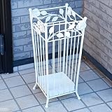 山善(YAMAZEN) アンブレラスタンド(幅20 奥行20) アンティークホワイト HUS-2020F(AN/WH)