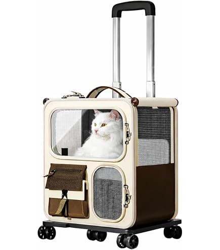 Amazon.co.jp: 猫用キャリーバッグ ペット 通気性 飛び出し防止機能を